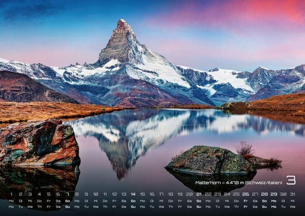 Produktbild: Die Alpen - dem Himmel so nah - 2027 - Kalender DIN A2