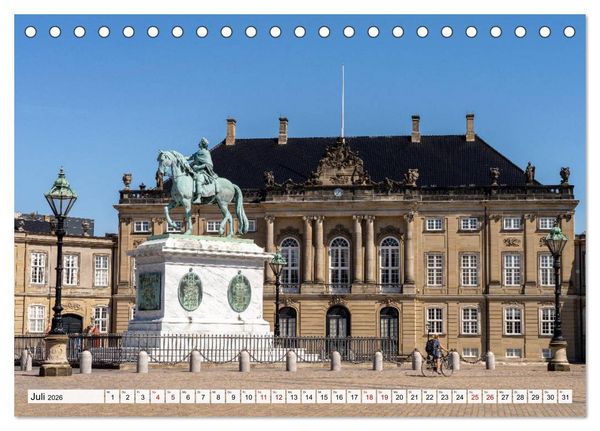 Produktbild: D&auml;nemark - Kopenhagen (Tischkalender 2026 DIN A5 quer), CALVENDO Monatskalender