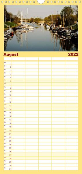 Produktbild: Wilhelmshaven - Familienplaner hoch (Wandkalender 2022 , 21 cm x 45 cm, hoch)