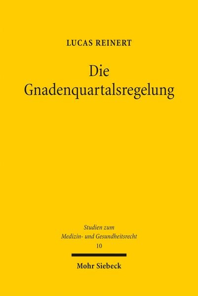 Produktbild: Reinert, L: Gnadenquartalsregelung