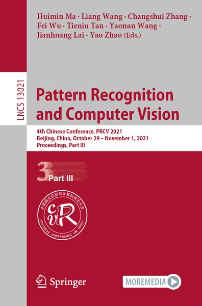 Produktbild: Pattern Recognition and Computer Vision