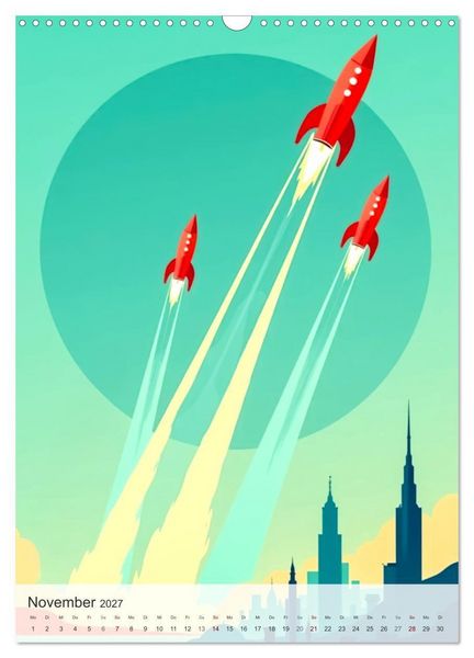 Produktbild: Die Goldene &Auml;ra der Raumfahrt (Wandkalender 2027 DIN A3 hoch), CALVENDO Monatskalender