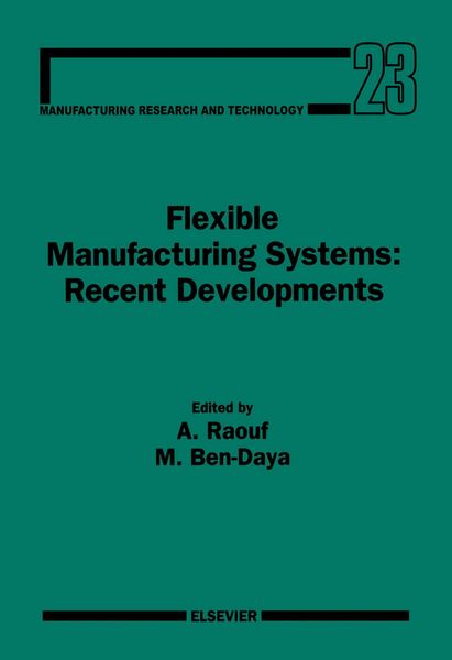 Produktbild: Flexible Manufacturing Systems: Recent Developments