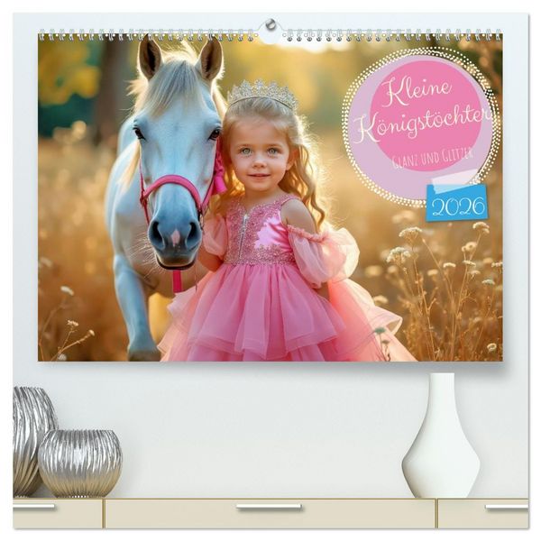 Kleine Königstöchter (hochwertiger Premium Wandkalender 2026 DIN A2 quer), Kunstdruck in Hochglanz