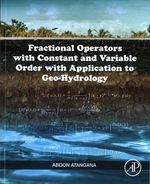 Produktbild: Fractional Operators with Constant and Variable Order with Application to Geo-Hydrology