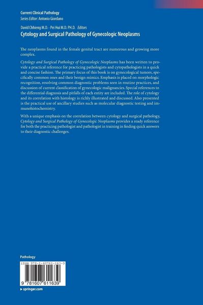 Produktbild: Cytology and Surgical Pathology of Gynecologic Neoplasms