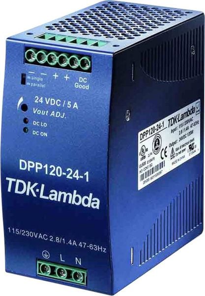 TDK-Lambda DPP120-12-1 Hutschienen-Netzteil (DIN-Rail) 12 V/DC 10 A 120 W Anzahl Ausgänge:1 x Inhalt 1 St.