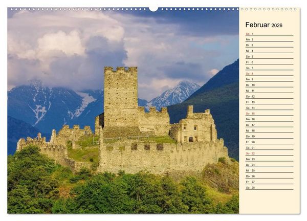 Produktbild: Burgen in Italien (Wandkalender 2026 DIN A2 quer), CALVENDO Monatskalender