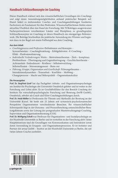 Produktbild: Handbuch Schl&uuml;sselkonzepte im Coaching