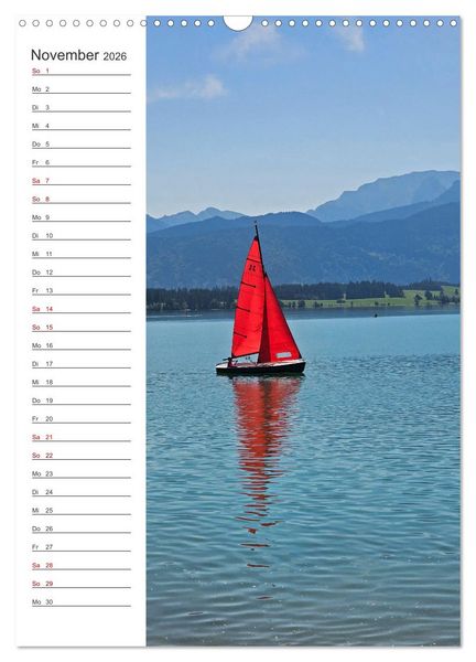 Produktbild: Auf dem Lechradweg - Zwischen Formarinsee und Landsberg am Lech (Wandkalender 2026 DIN A3 hoch), CALVENDO Monatskalender
