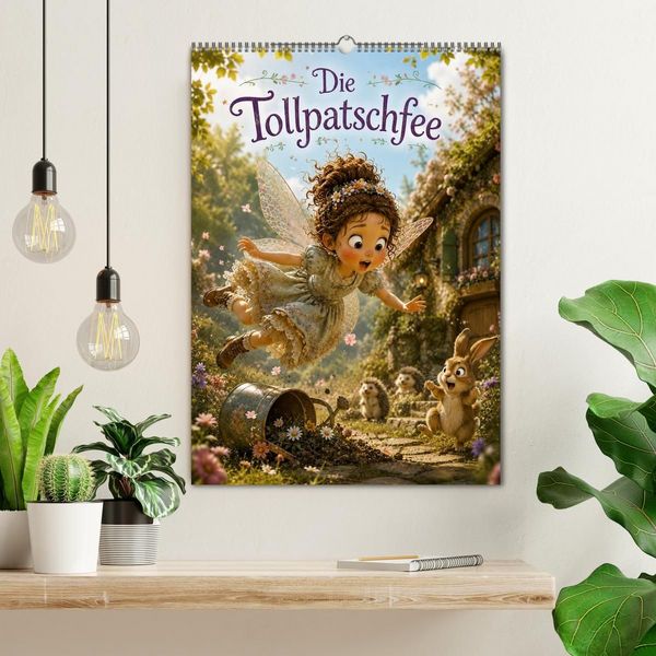 Produktbild: Die Tollpatschfee (Wandkalender 2027 DIN A2 hoch), CALVENDO Monatskalender