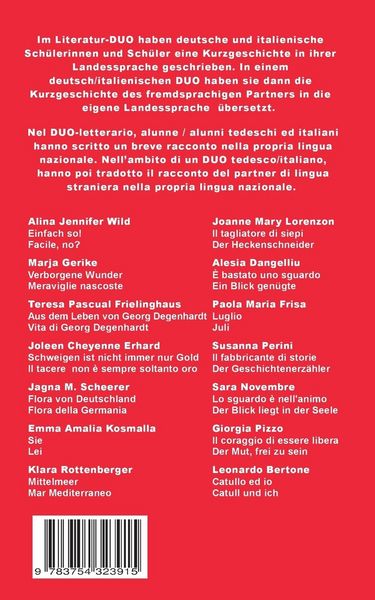 Produktbild: Literatur DUO Letterario 2021