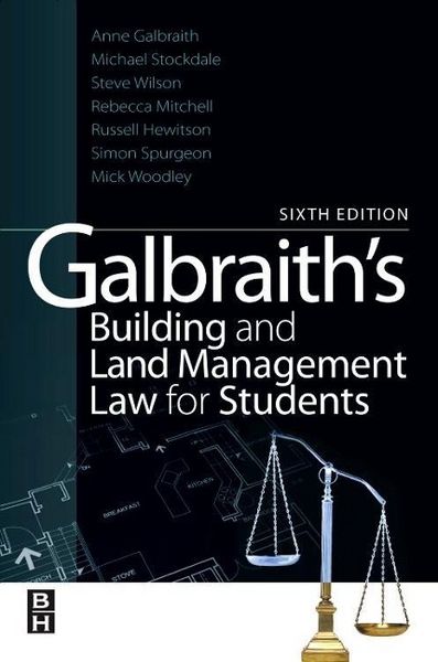 Produktbild: Galbraith, A: Galbraith's Building and Land Management Law f