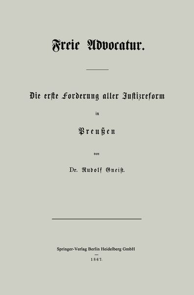 Produktbild: Freie Advocatur