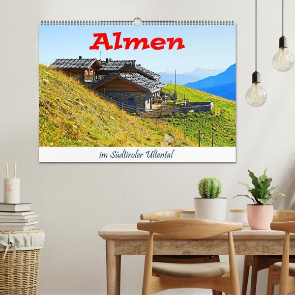 Produktbild: Almen im S&uuml;dtiroler Ultental (Wandkalender 2026 DIN A2 quer), CALVENDO Monatskalender