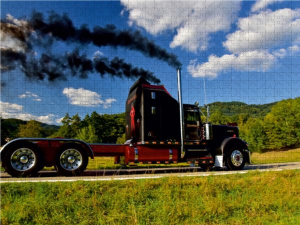 Produktbild: CALVENDO Puzzle Kenworth W900A EXTHD 1000 Teile Lege-Gr&ouml;&szlig;e 64 x 48 cm Foto-Puzzle Bild von Ingo Laue