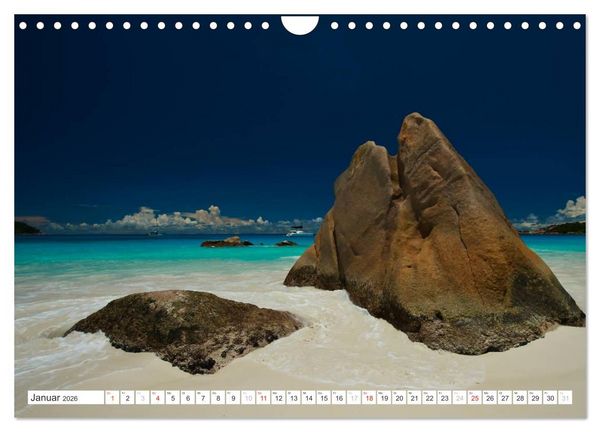 Produktbild: Seychellen - Ein letztes Paradies auf Erden (Wandkalender 2026 DIN A4 quer), CALVENDO Monatskalender