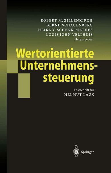 Produktbild: Wertorientierte Unternehmenssteuerung