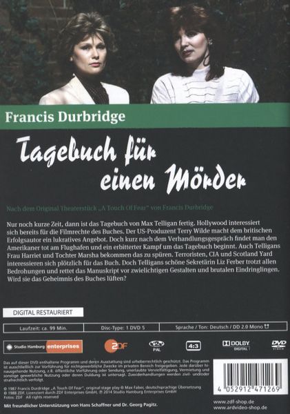 Produktbild: Tagebuch f&uuml;r einen M&ouml;rder