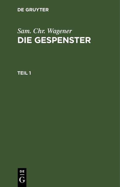 Produktbild: Die Gespenster. Teil 1