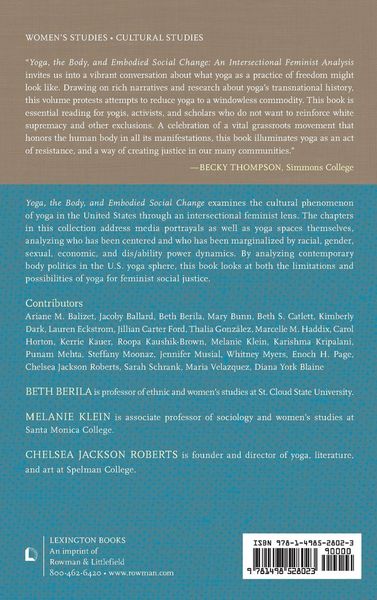 Produktbild: Yoga, the Body, and Embodied Social Change