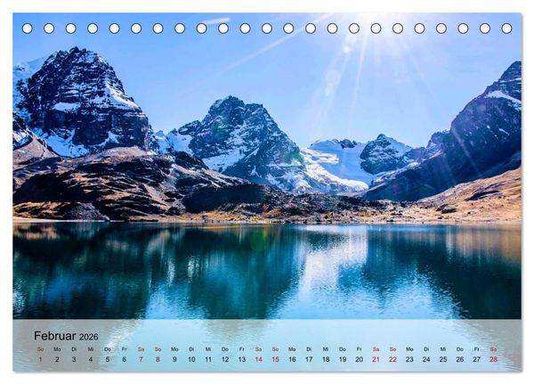 Produktbild: Magische Bergwelten der Erde (Tischkalender 2026 DIN A5 quer), CALVENDO Monatskalender