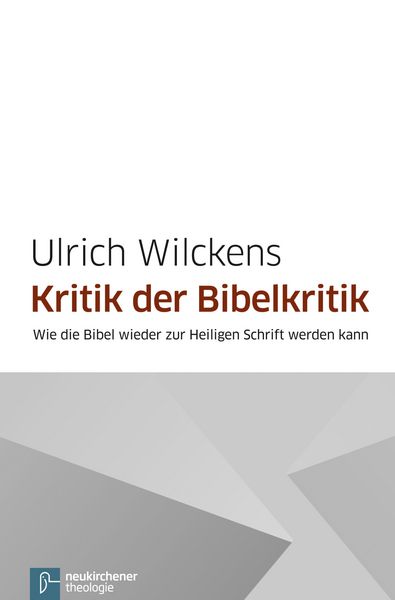Produktbild: Kritik der Bibelkritik