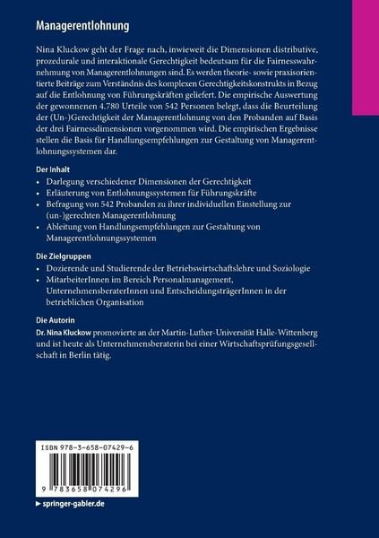 Produktbild: Managerentlohnung