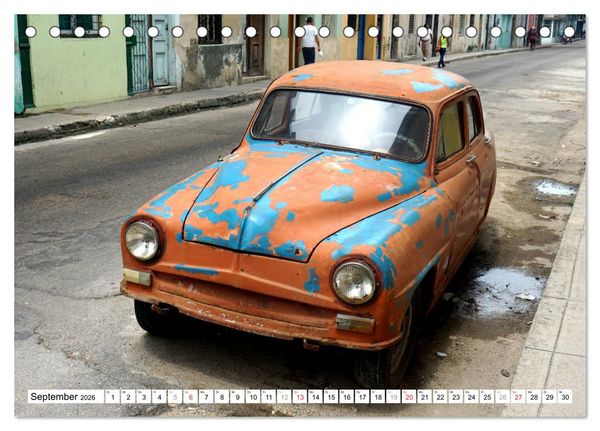 Produktbild: SIMCA ARONDE - Frankreichs Schwalbe (Tischkalender 2026 DIN A5 quer), CALVENDO Monatskalender