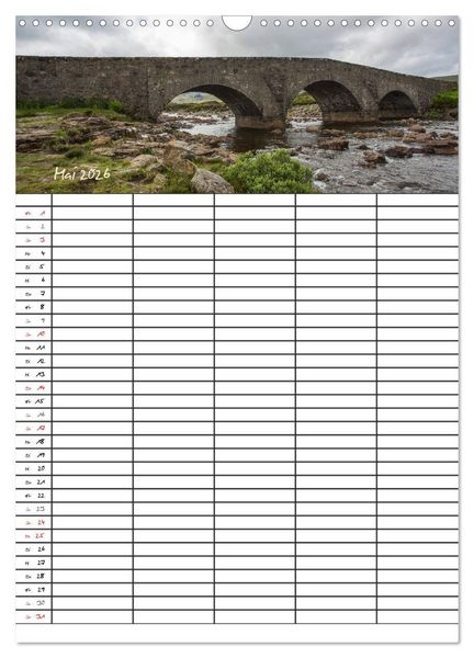 Produktbild: Isle of Skye - Schottlands Inseln - Familienplaner (Wandkalender 2026 DIN A3 hoch), CALVENDO Monatskalender