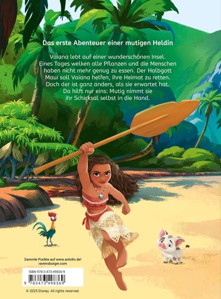 Produktbild: Disney Vaiana - Das Erstlesebuch zu Film 1