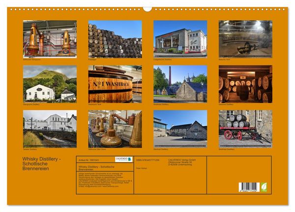 Produktbild: Whisky Distillery - Schottische Brennereien (Wandkalender 2026 DIN A2 quer), CALVENDO Monatskalender