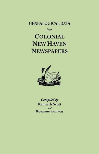 Produktbild: Genealogical Data from Colonial New Haven Newspapers