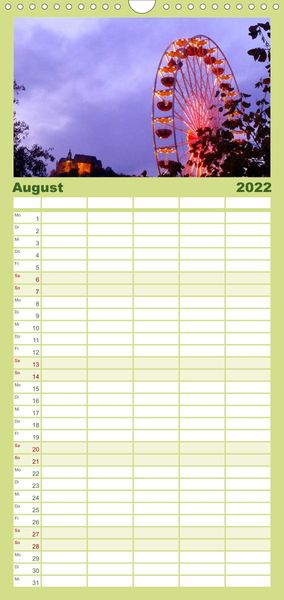 Produktbild: Familienplaner Marburg 2022 (Wandkalender 2022 , 21 cm x 45 cm, hoch)