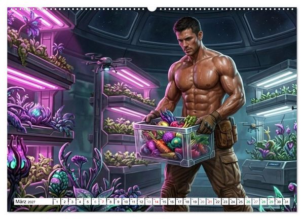 Produktbild: Echte Kerle &ndash; Epsilon Prime (hochwertiger Premium Wandkalender 2027 DIN A2 quer), Kunstdruck in Hochglanz