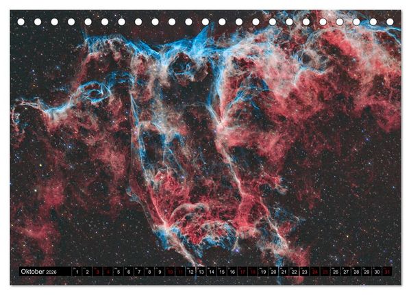 Produktbild: Deepsky XVII (Tischkalender 2026 DIN A5 quer), CALVENDO Monatskalender