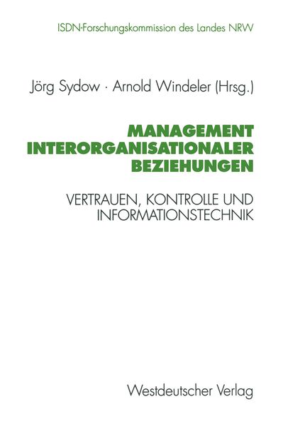Produktbild: Management interorganisationaler Beziehungen