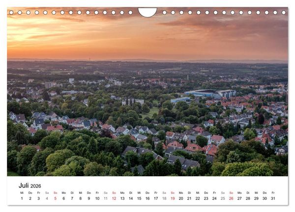 Produktbild: BIELEFELD aus der Vogelperspektive (Wandkalender 2026 DIN A4 quer), CALVENDO Monatskalender