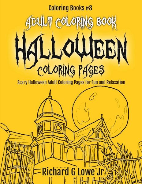 Produktbild: Adult Coloring Book Halloween Coloring Pages