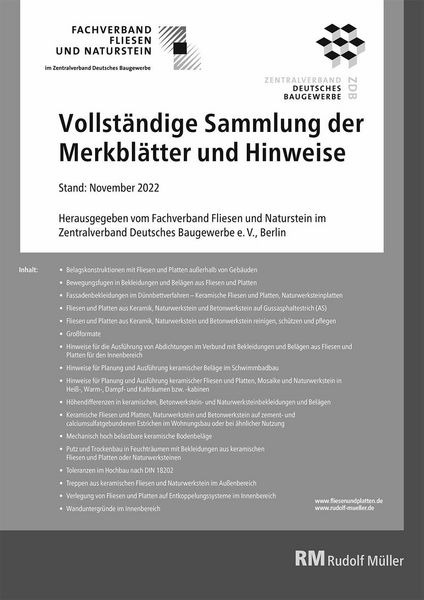 Produktbild: Merkbl&auml;tter Fliesen Komplettpaket - PDF