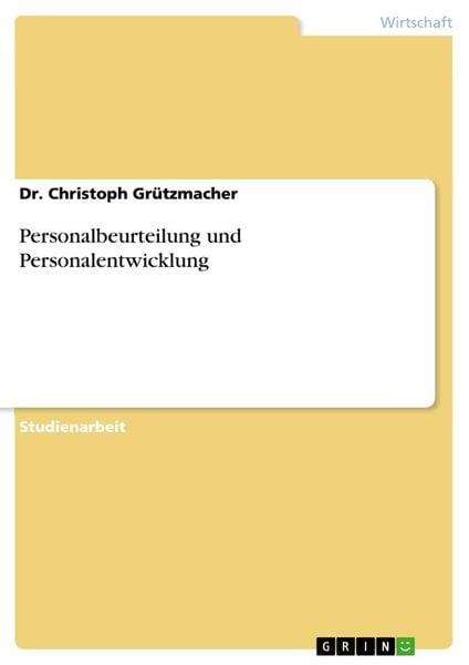Produktbild: Personalbeurteilung und Personalentwicklung