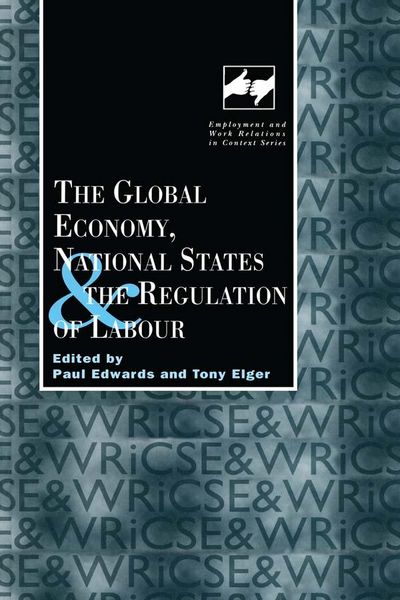 Produktbild: The Global Economy, National States and the Regulation of Labour