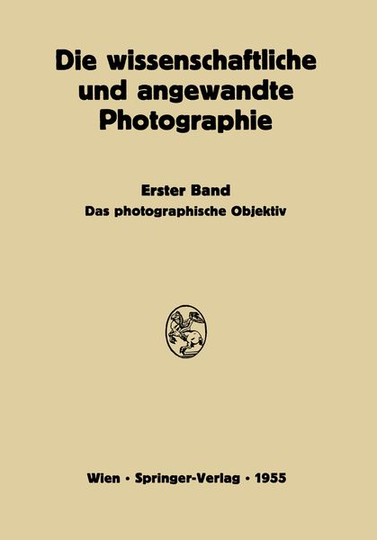 Das Photographische Objektiv, Taschenbuch von Johannes Flügge, Springer Wien, 9783709180266