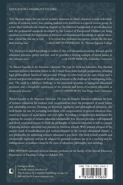 Produktbild: Beyond Equality in the American Classroom