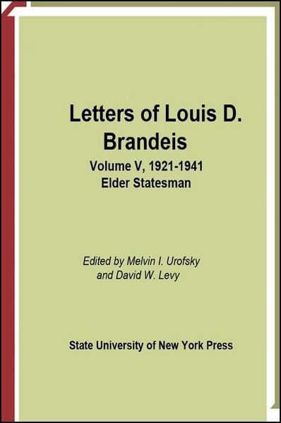 Produktbild: Letters of Louis D. Brandeis