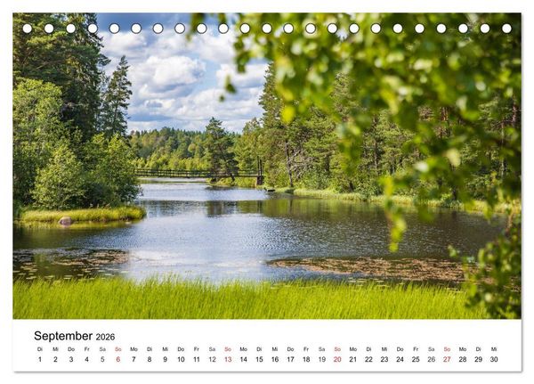 Produktbild: Schwedischer Sommer in V&auml;rmland (Tischkalender 2026 DIN A5 quer), CALVENDO Monatskalender