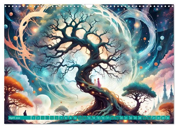 Produktbild: B&auml;ume wie Pers&ouml;nlichkeiten (Wandkalender 2026 DIN A3 quer), CALVENDO Monatskalender