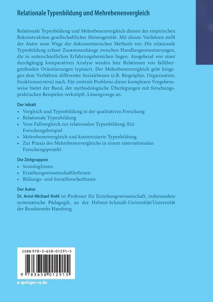 Produktbild: Relationale Typenbildung und Mehrebenenvergleich