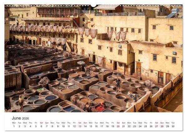 Produktbild: A quick trip to Morocco (High Quality Premium Wall Calendar 2026 DIN A2 landscape),CALVENDO 12 Month Wall Calendar