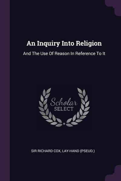 Produktbild: An Inquiry Into Religion